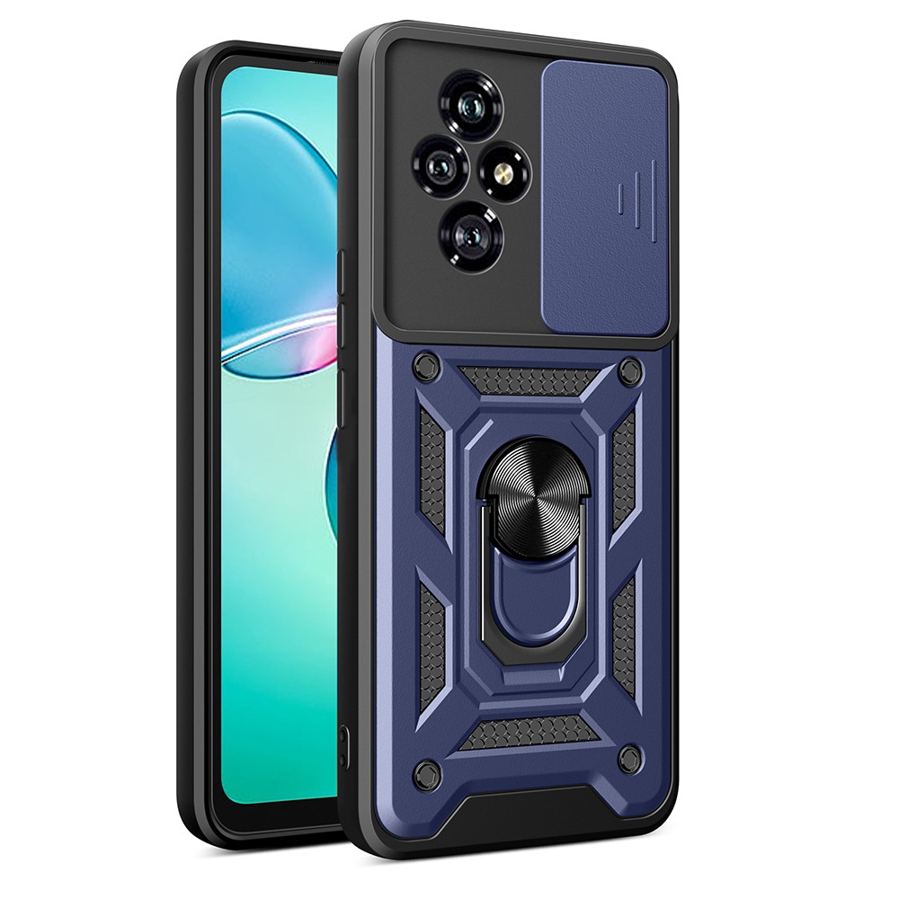 Honor 200 Kılıf Magnetik Standlı Kamera Korumalı Zore Sürgülü Vega Kılıf