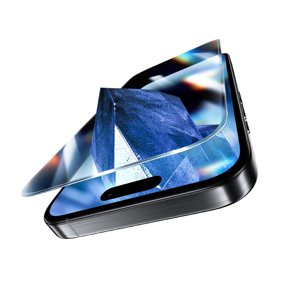 Apple iPhone 16 Pro Benks Glass Warrior Safir Coating Ultra İnce Cam Ekran Koruyucu 10'lu Paket