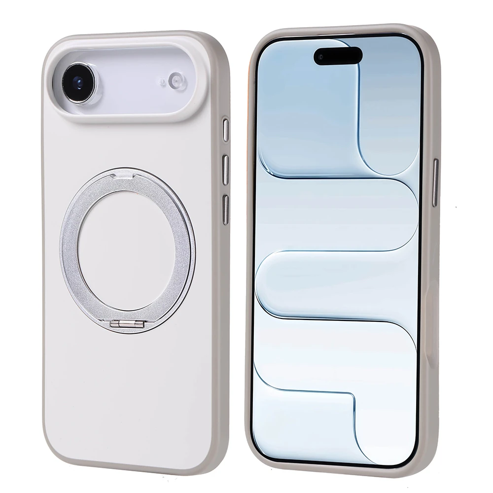 Apple iPhone 17 Air Kılıf M-Safe Şarj Özellikli Standlı Zore Proton Silikon Kapak