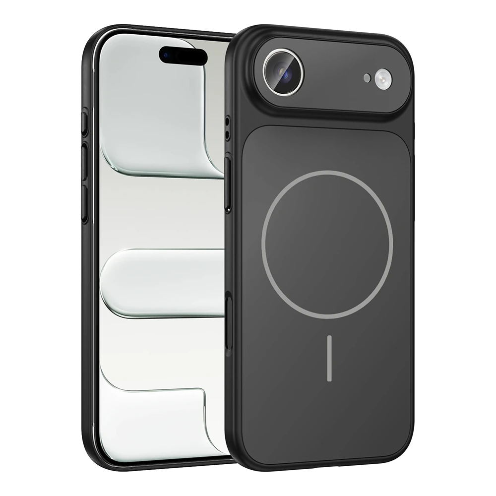 Apple iPhone 17 Air Kılıf Zore M-Safe Şarj Özellikli Kamera Korumalı Formen Kapak