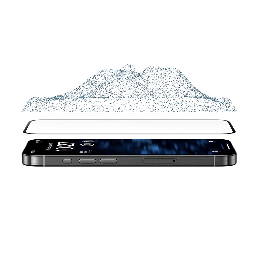 Apple iPhone 16 Pro Benks Glass Warrior Safir Coating Ultra İnce Cam Ekran Koruyucu 10'lu Paket