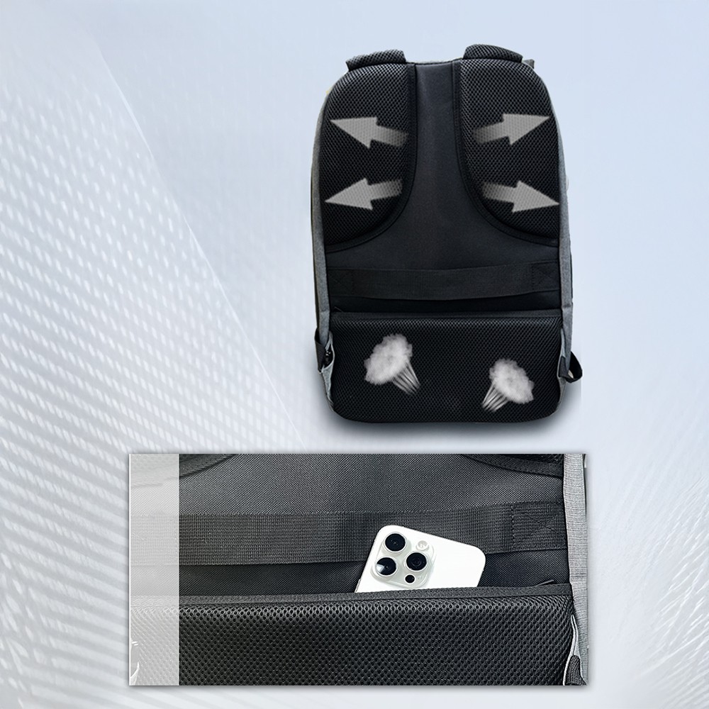 Lenyes LB506 USB Şarj Portlu Su Geçirmez Seyehat Sırt Çantası