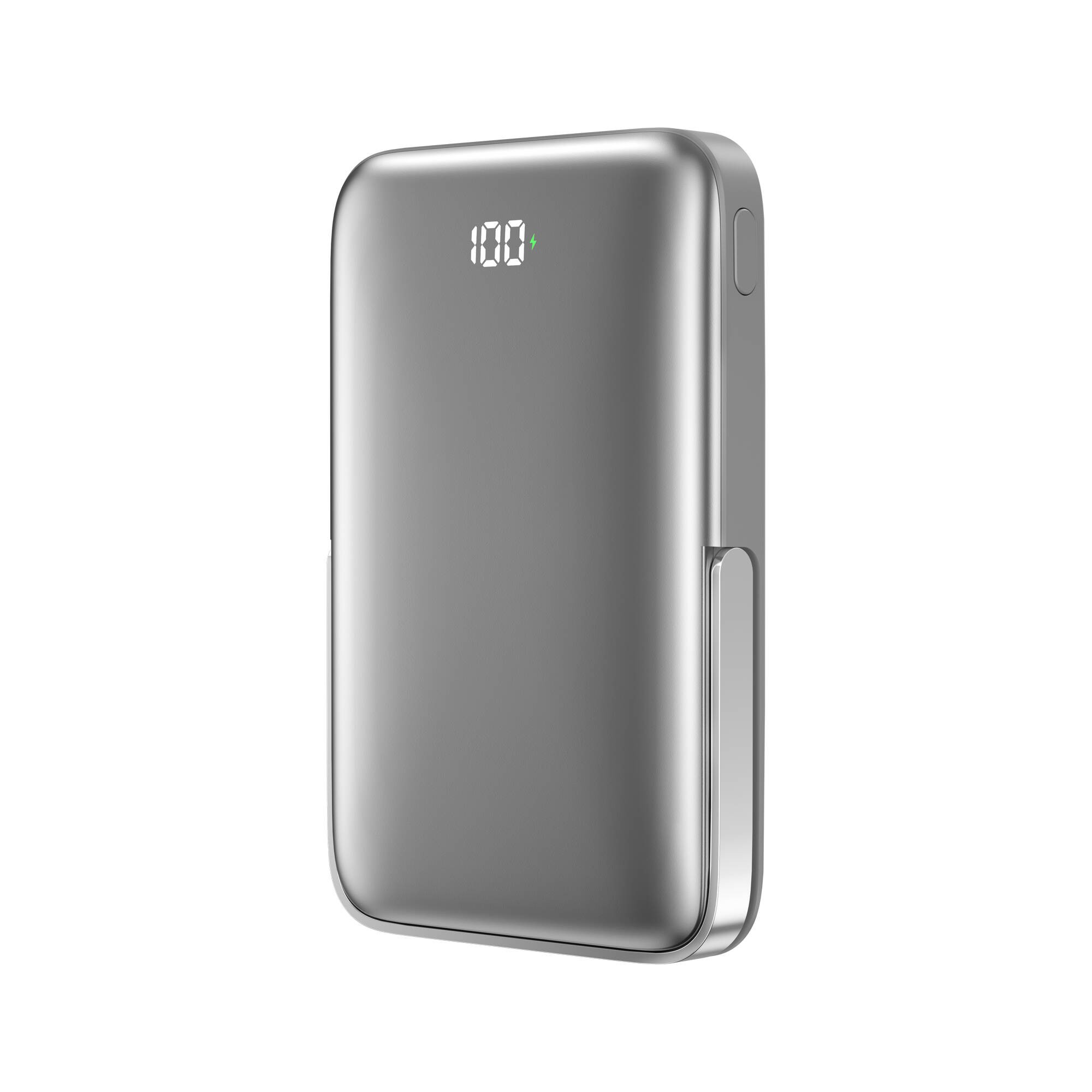 Wiwu Wi-P018 Elite Serisi Led Ekranlı Magsafe Powerbank Wireless 15W 10000mAh