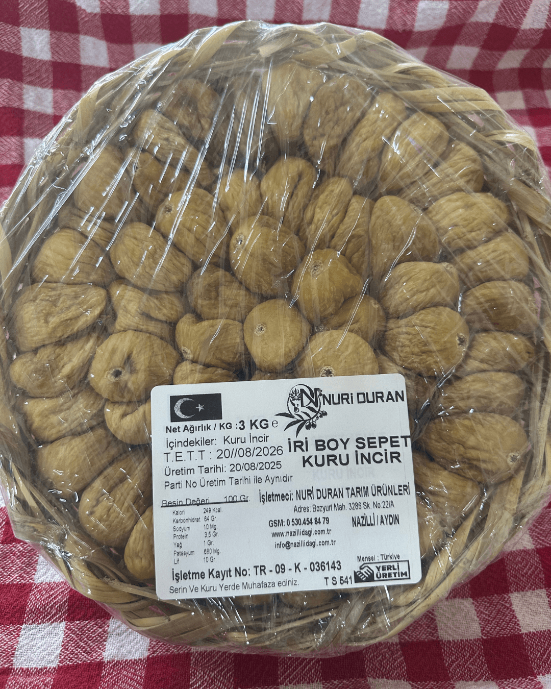 Sepet İri Boy Armut İncir - 3 kg