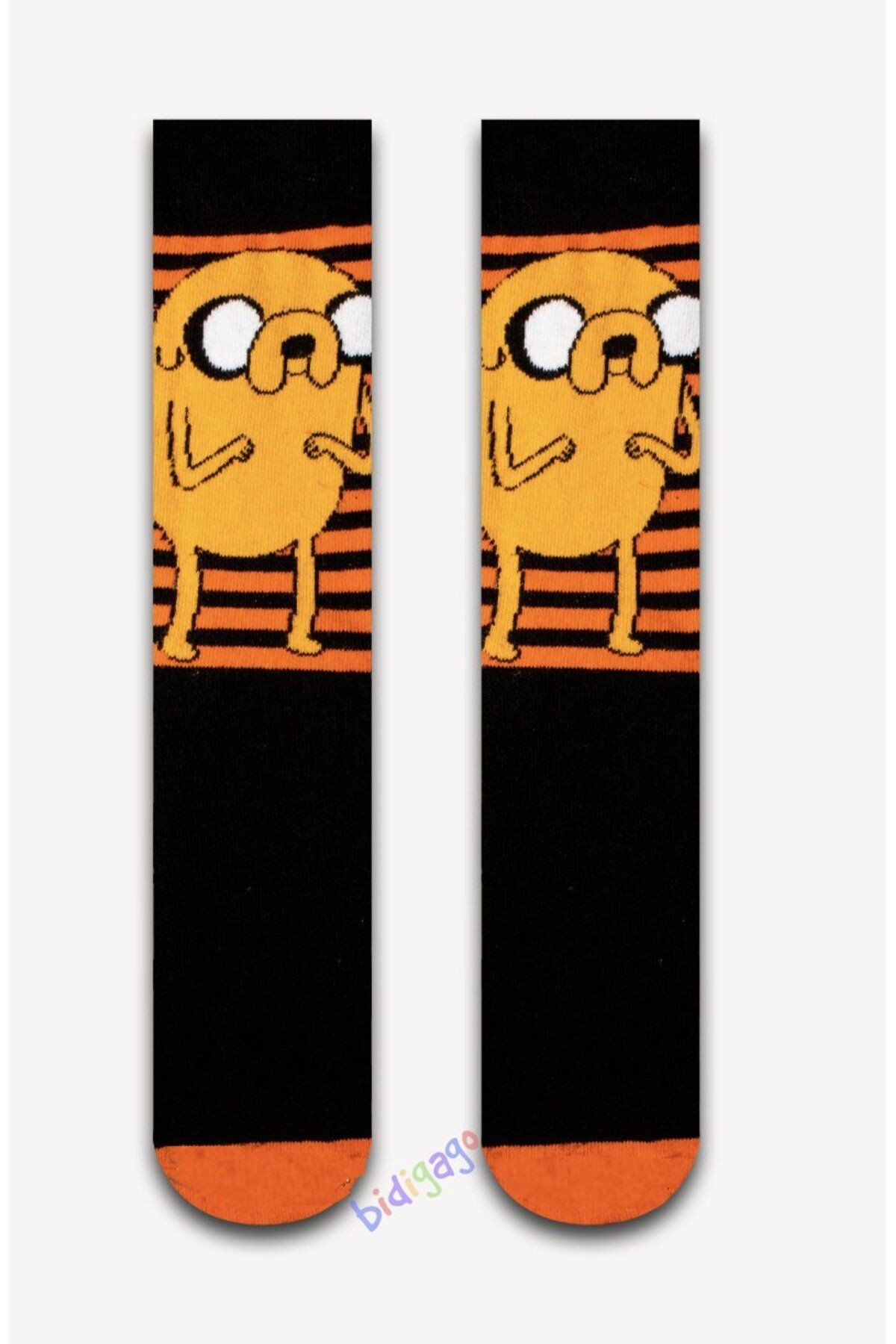 Adventure Time Jake Desenli Unisex Kolej Çorap