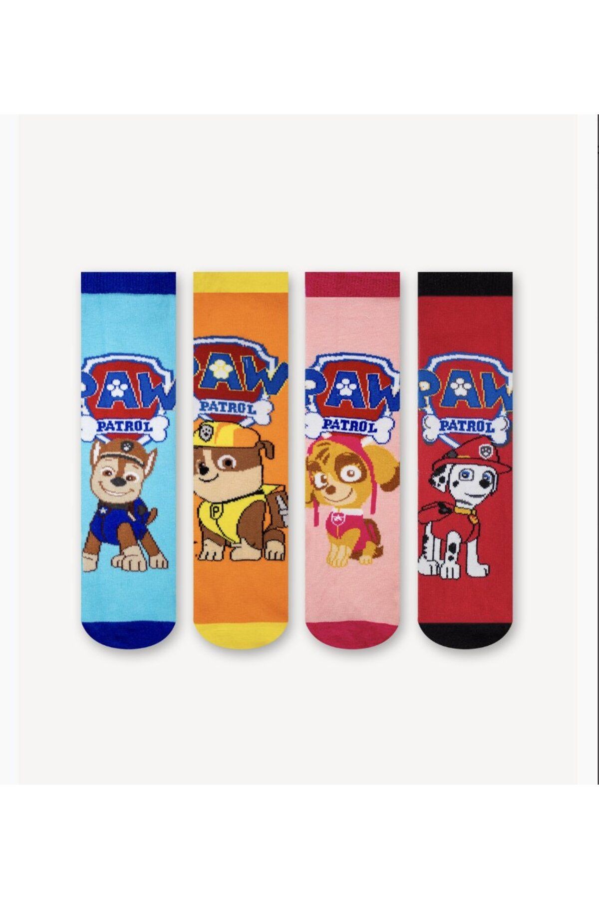 4'lü Paw Patrol Çocuk Çorap Seti