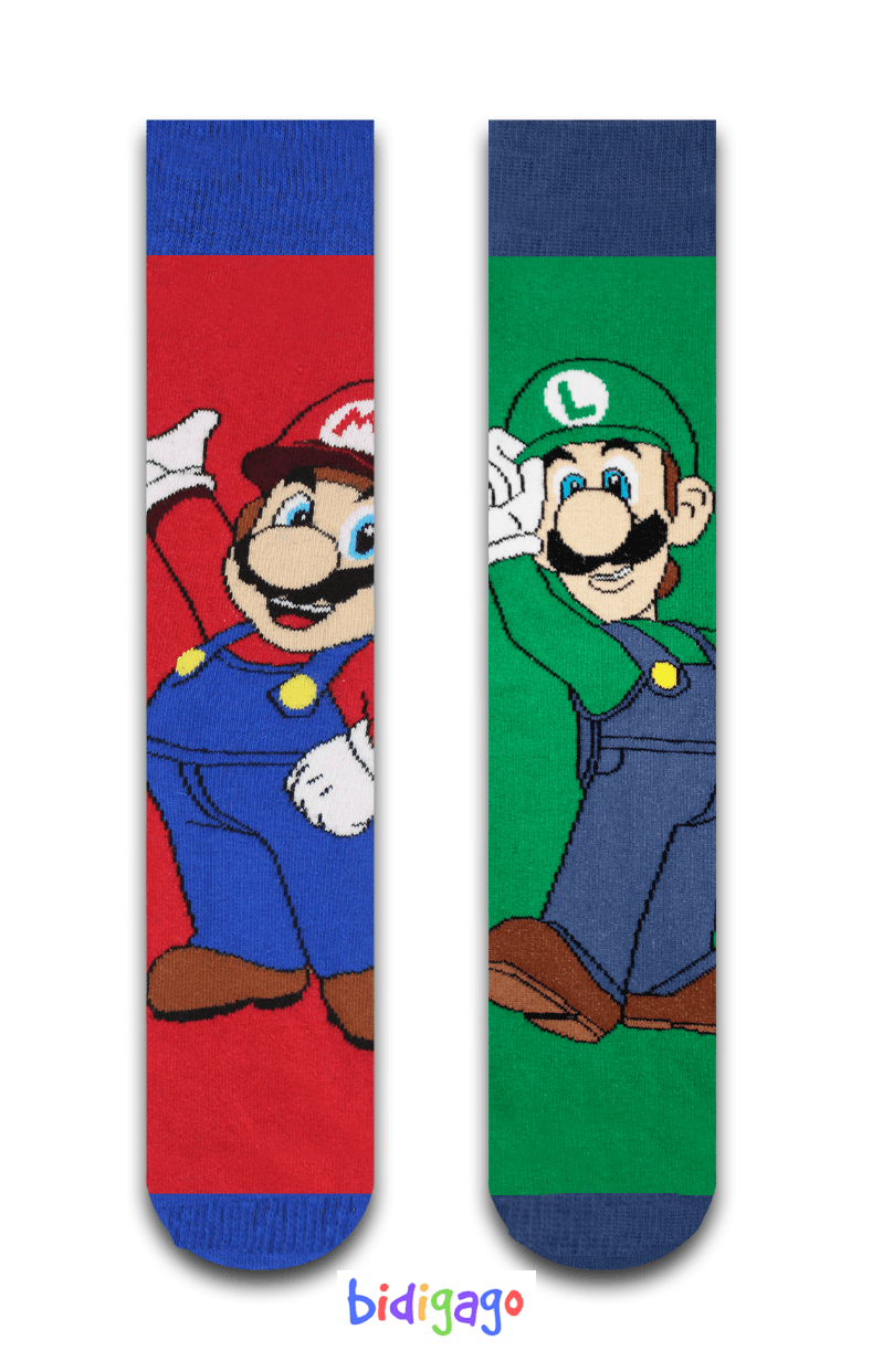 2'li Mario ve Luigi Çorap Seti
