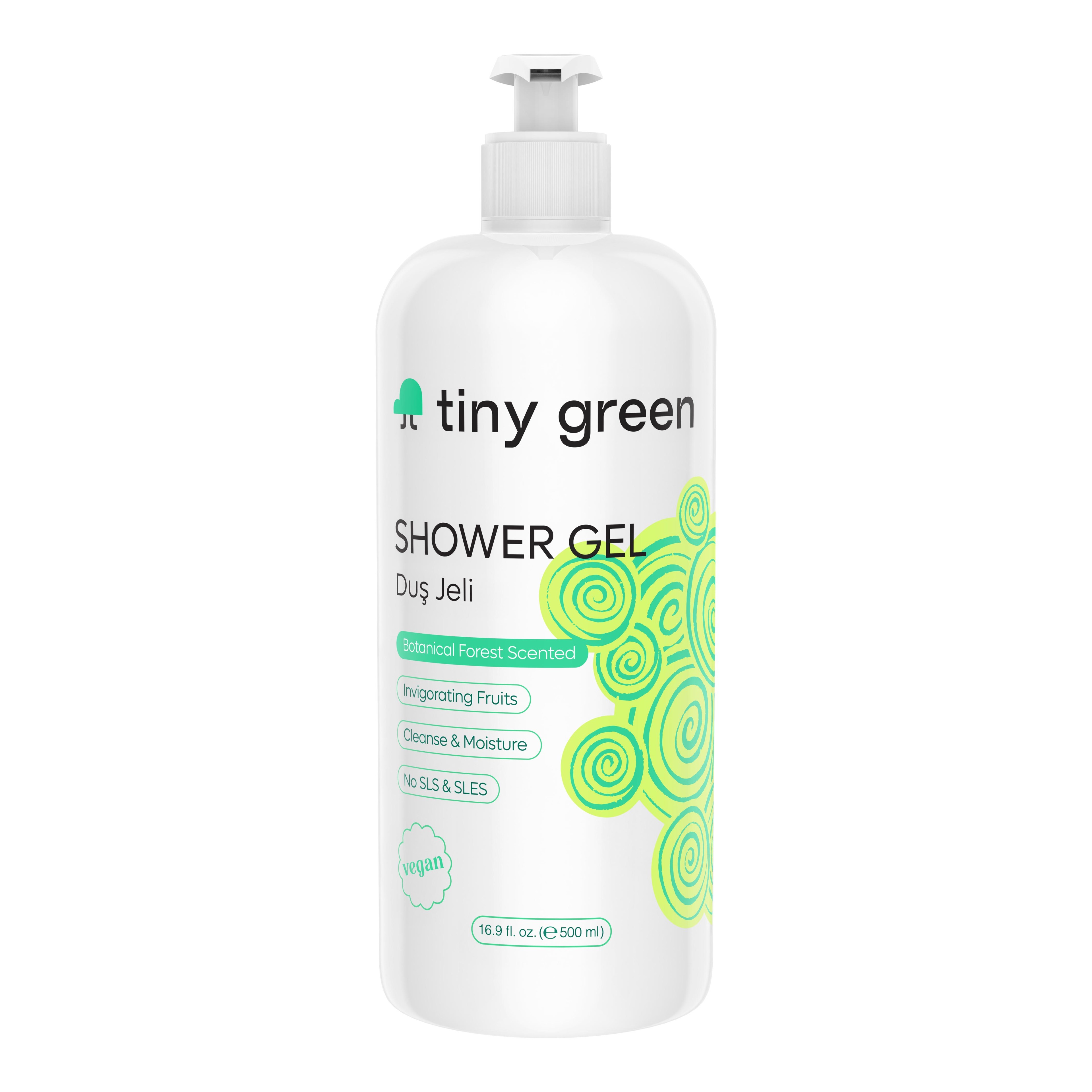 Bergamot Mint Shower Gel 500ml