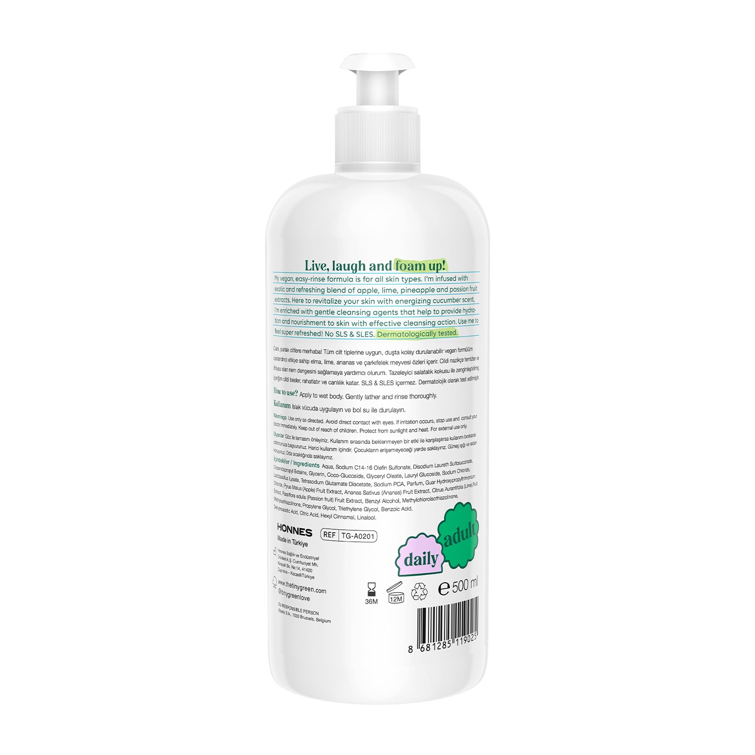  Cucumber Shower Gel 500ml