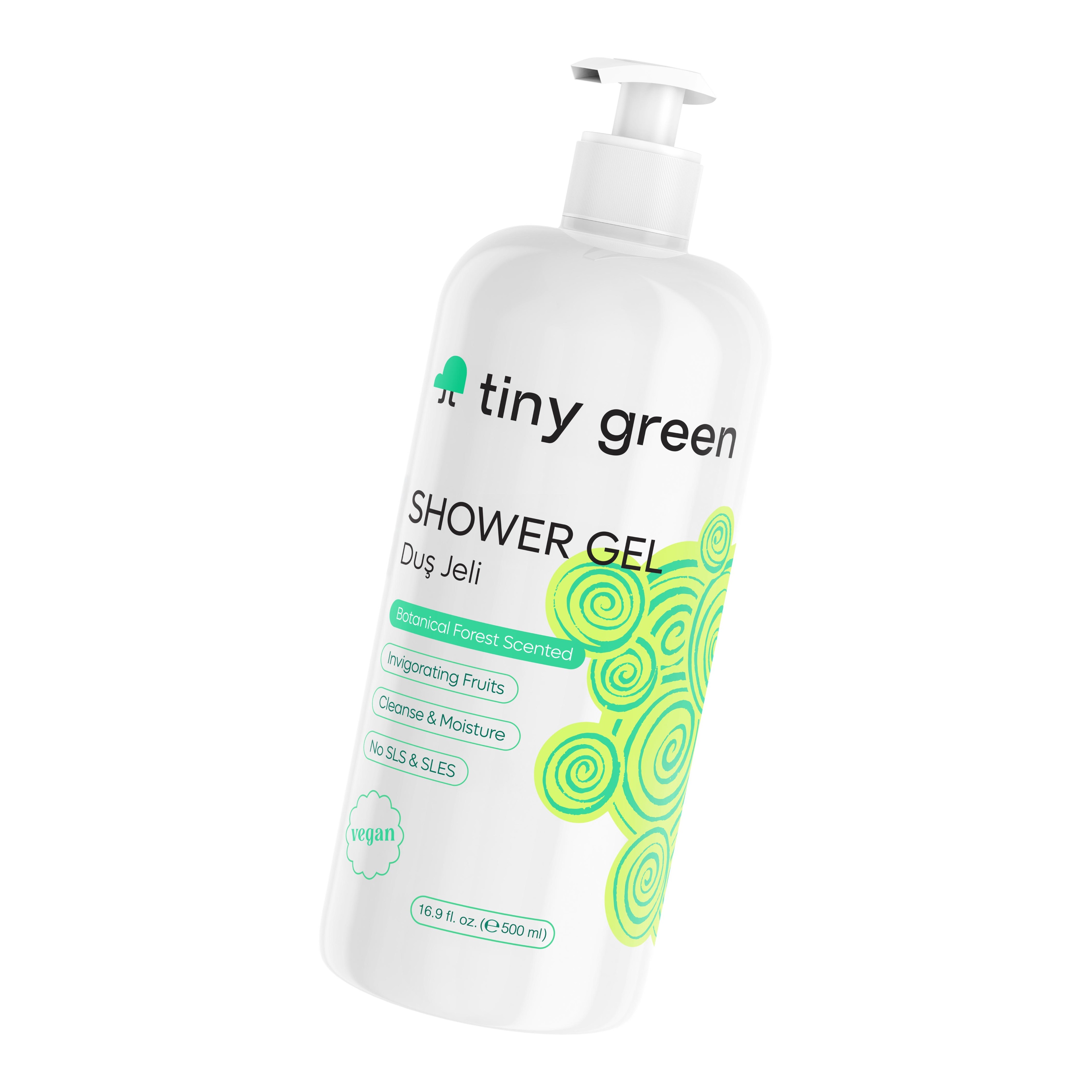 Bergamot Mint Shower Gel 500ml