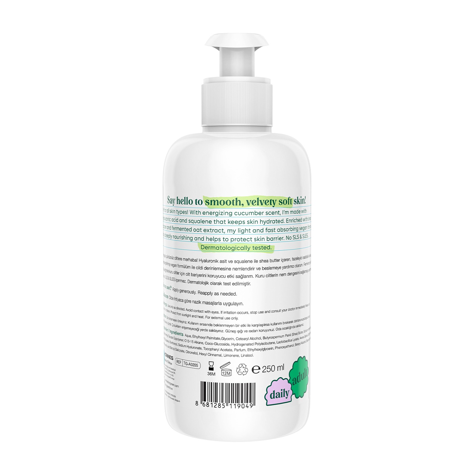 Cucumber Body Lotion 250ml