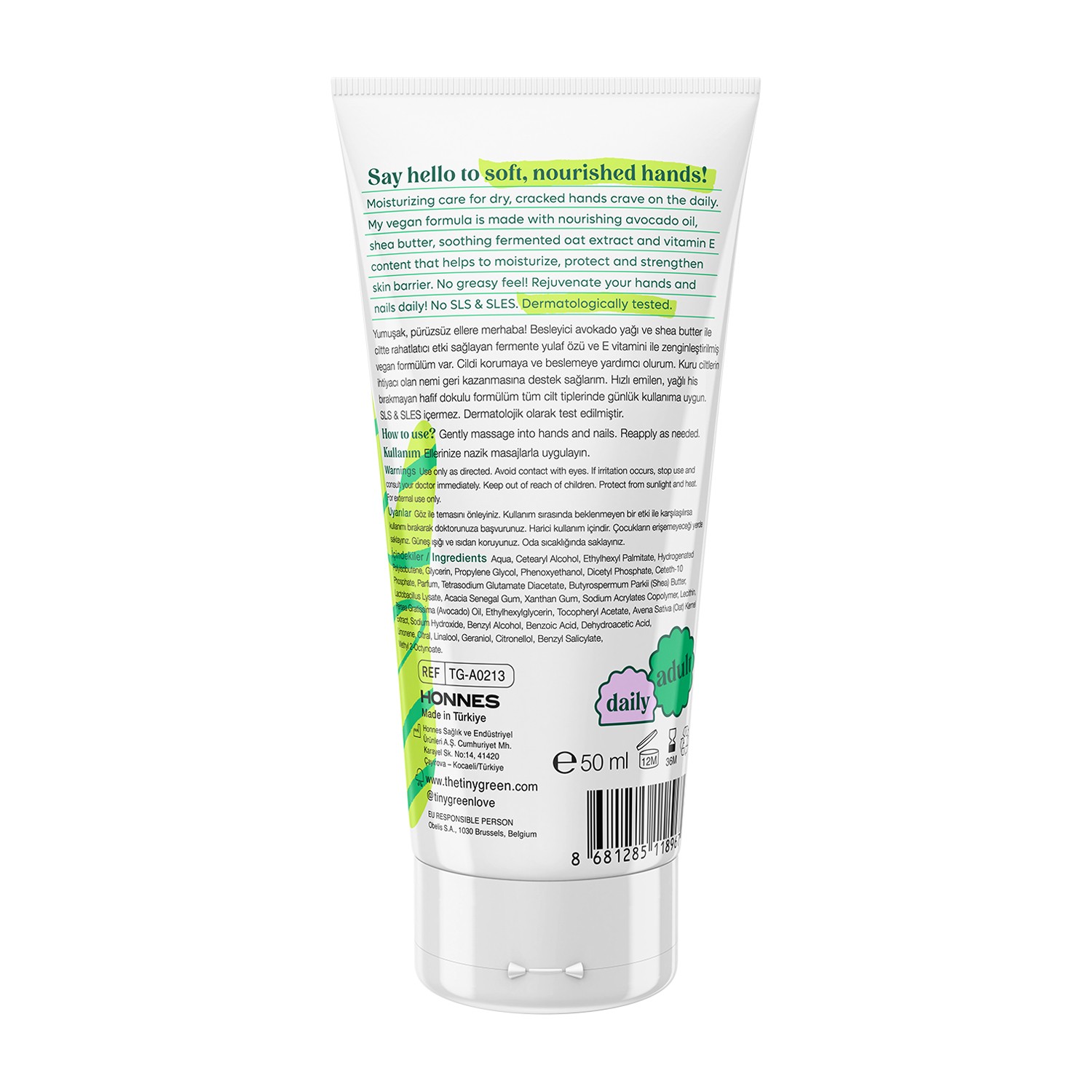 Bergamot Mint Hand Cream 50ml