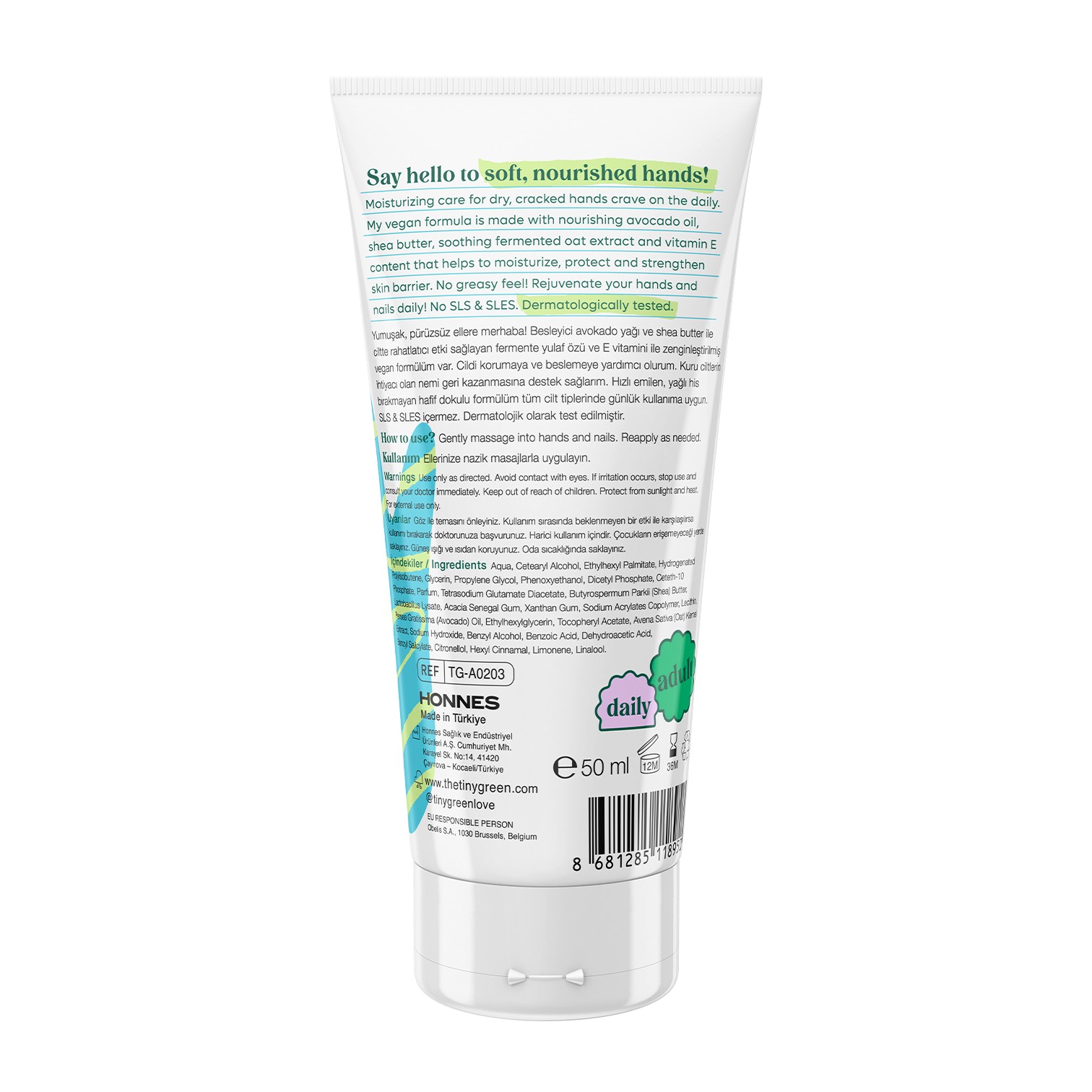 Cucumber Hand Cream 50ml