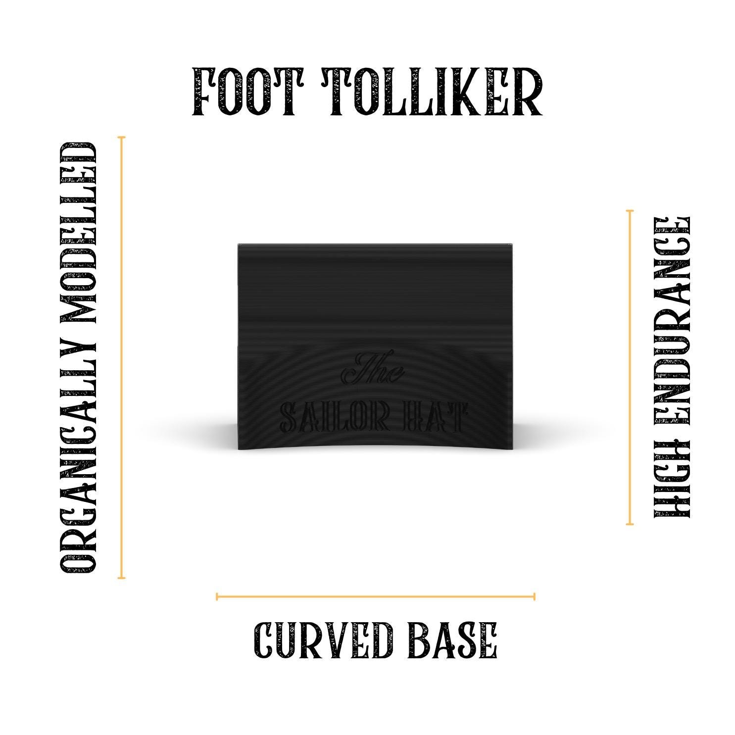 Tolliker Heart / Flat  - Fedora  - Hat Making Tools - Millinery - 3D Print - Flat Brim Fedora