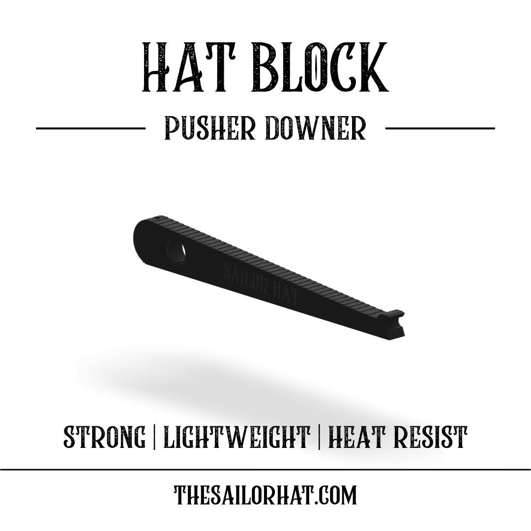 Pusher Downer - 3D Print - Hat Making - Hand Tool - Millinery- hat making tools