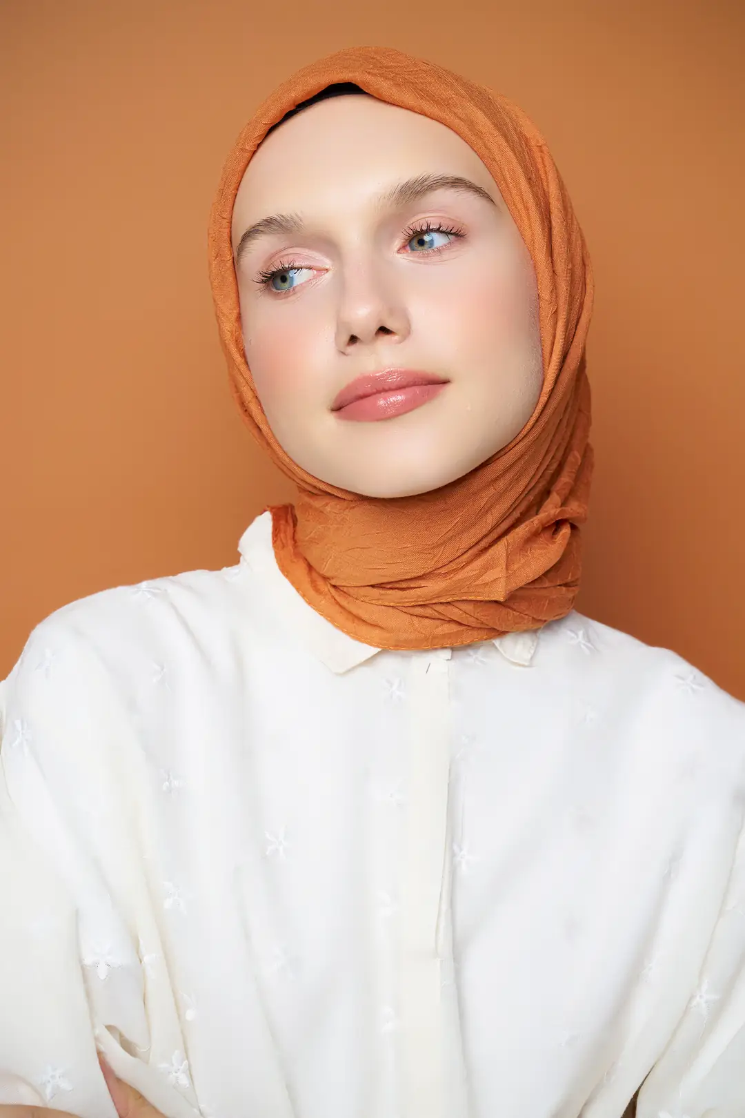 Bambu Kraş Eşarp / Turuncu