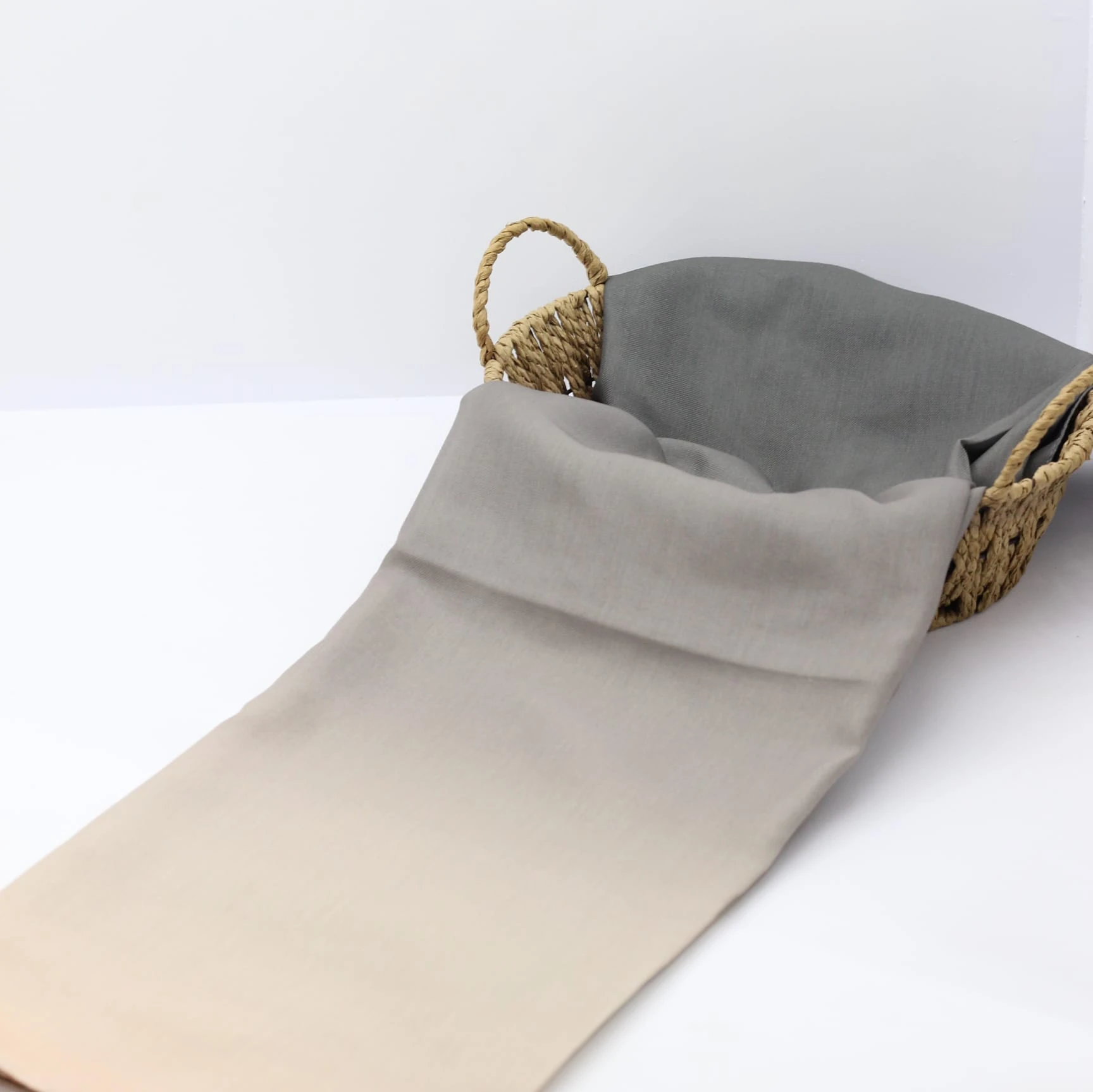 Pamuklu Soft Şal / Koyu Gri-Kayısı