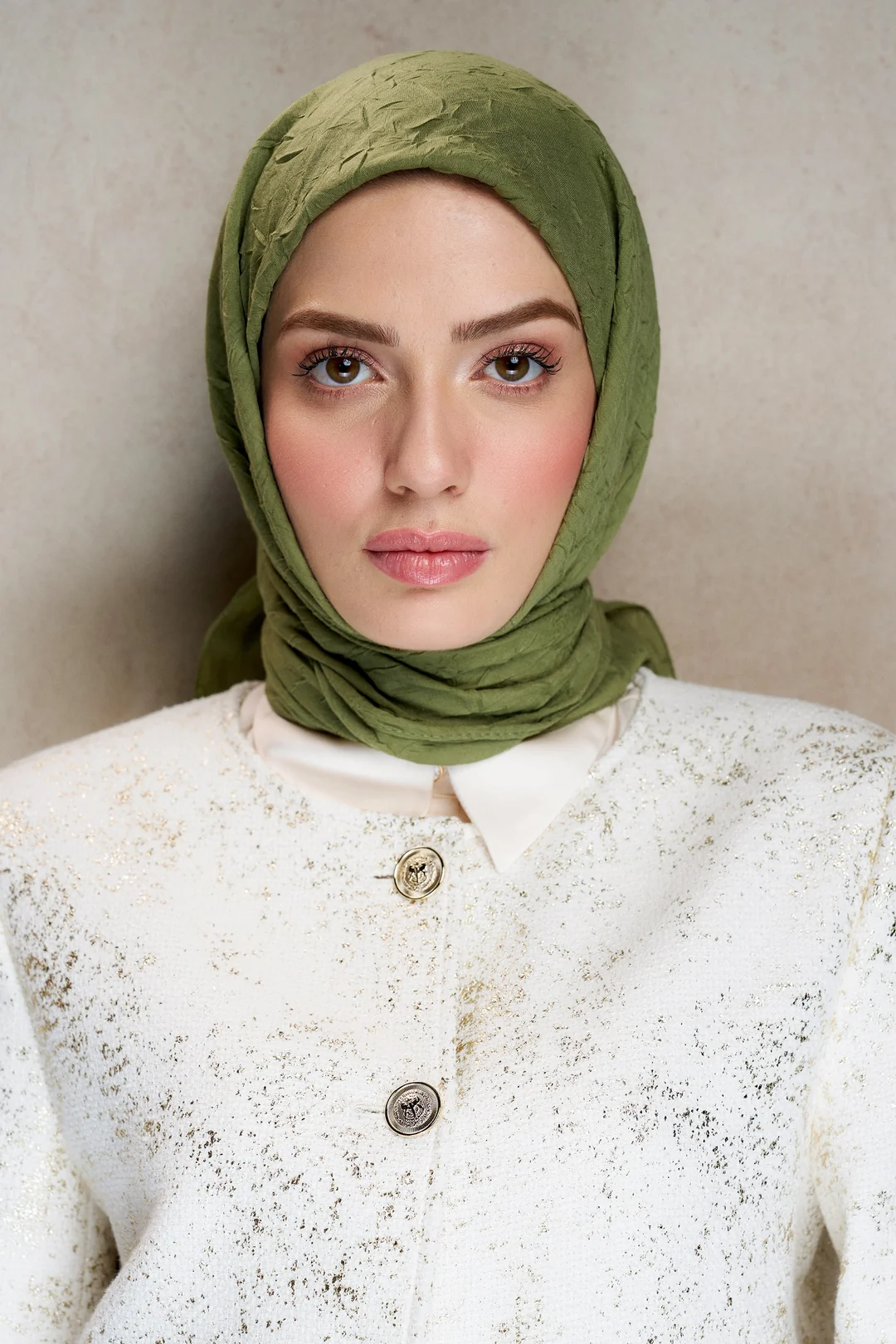 Bambu Kraş Eşarp / Haki