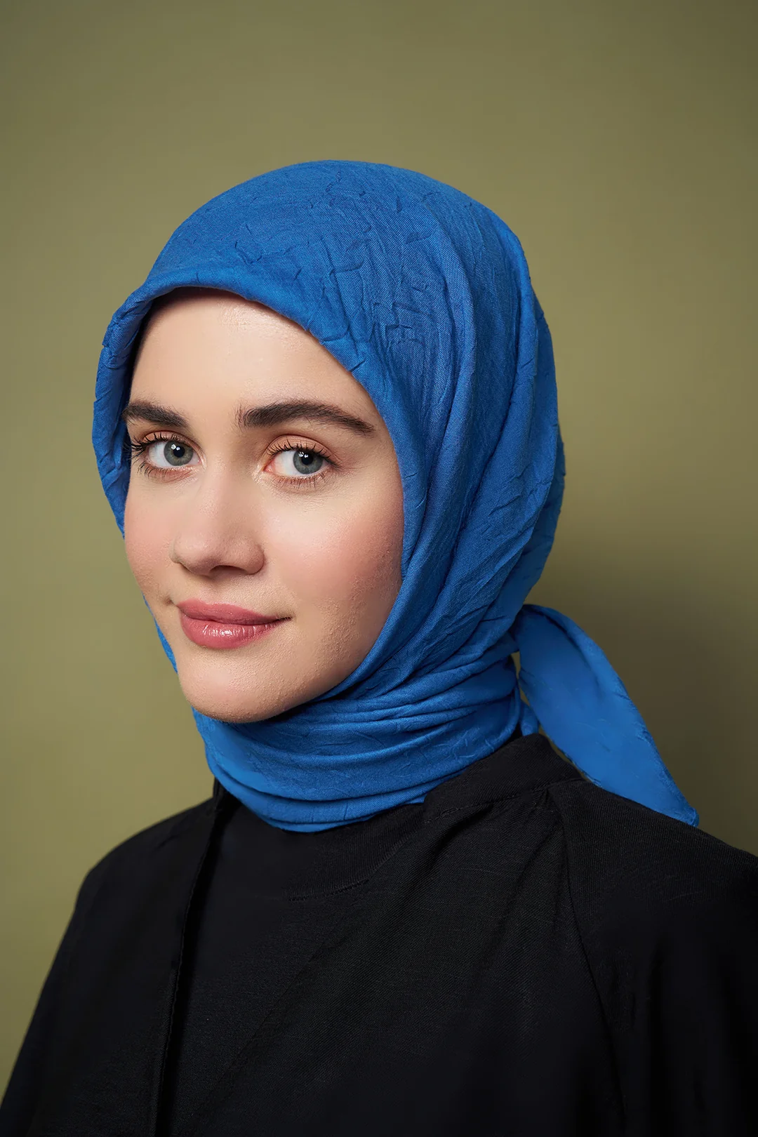 Bambu Kraş Eşarp / Mavi