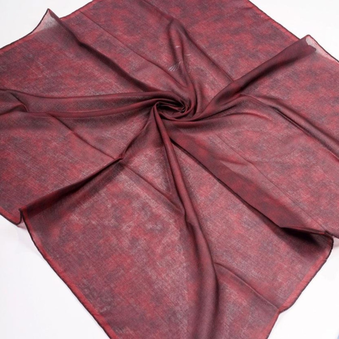 Pamuklu Soft Eşarp / Bordo