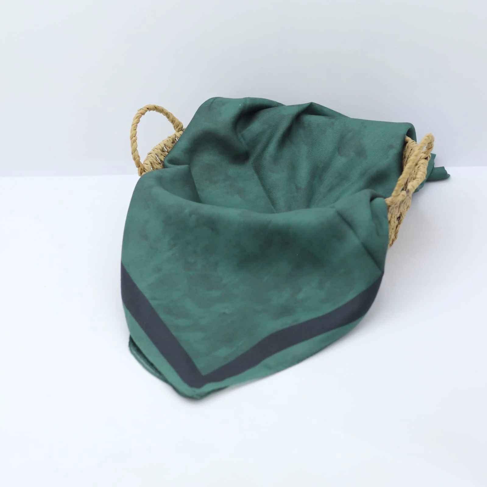 Pamuklu Soft Eşarp / Koyu Yeşil