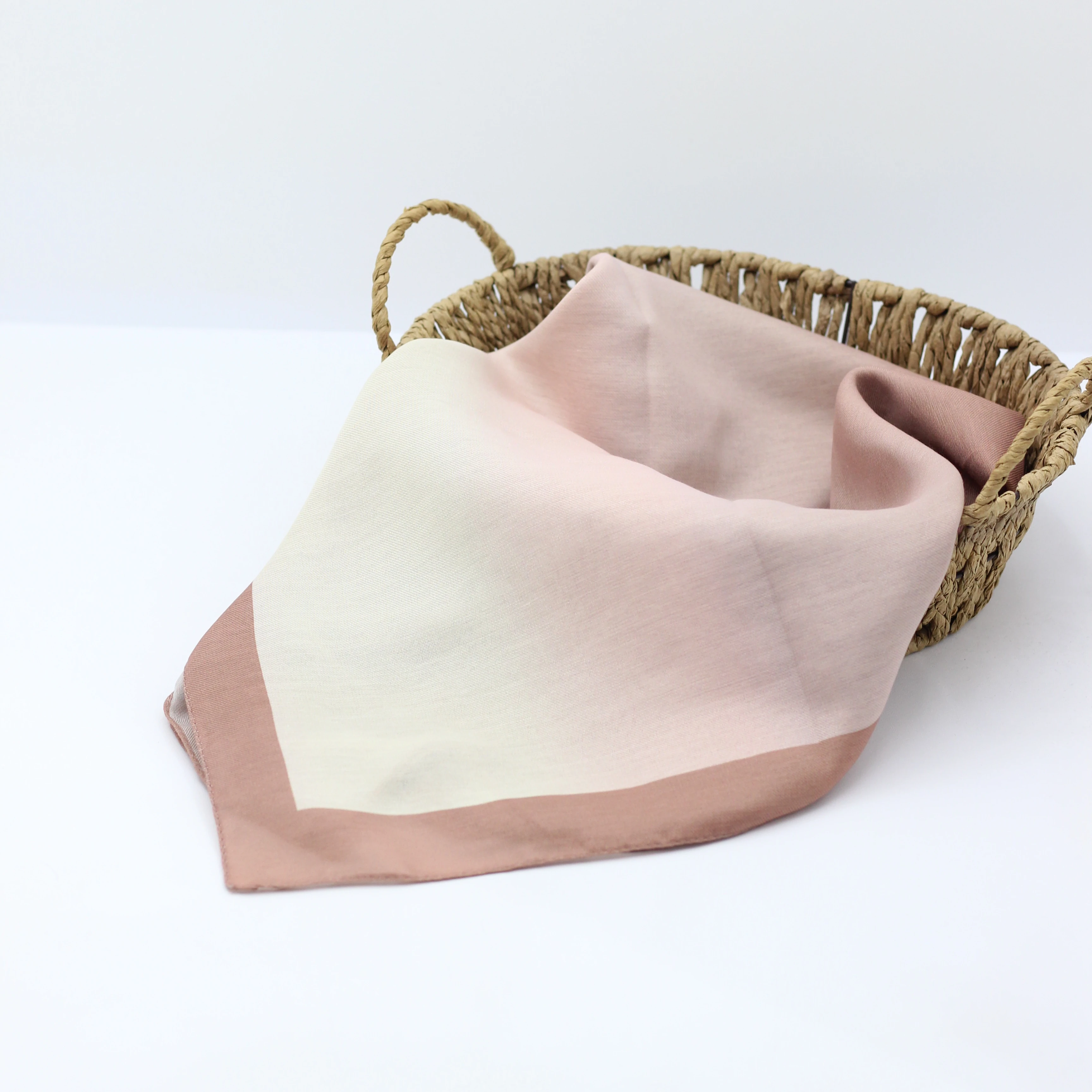 Pamuklu Soft Eşarp / Kiremit - Açık Sarı