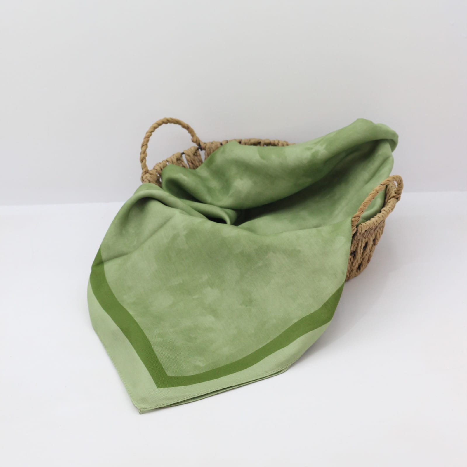 Pamuklu Soft Eşarp / Fıstık Yeşili