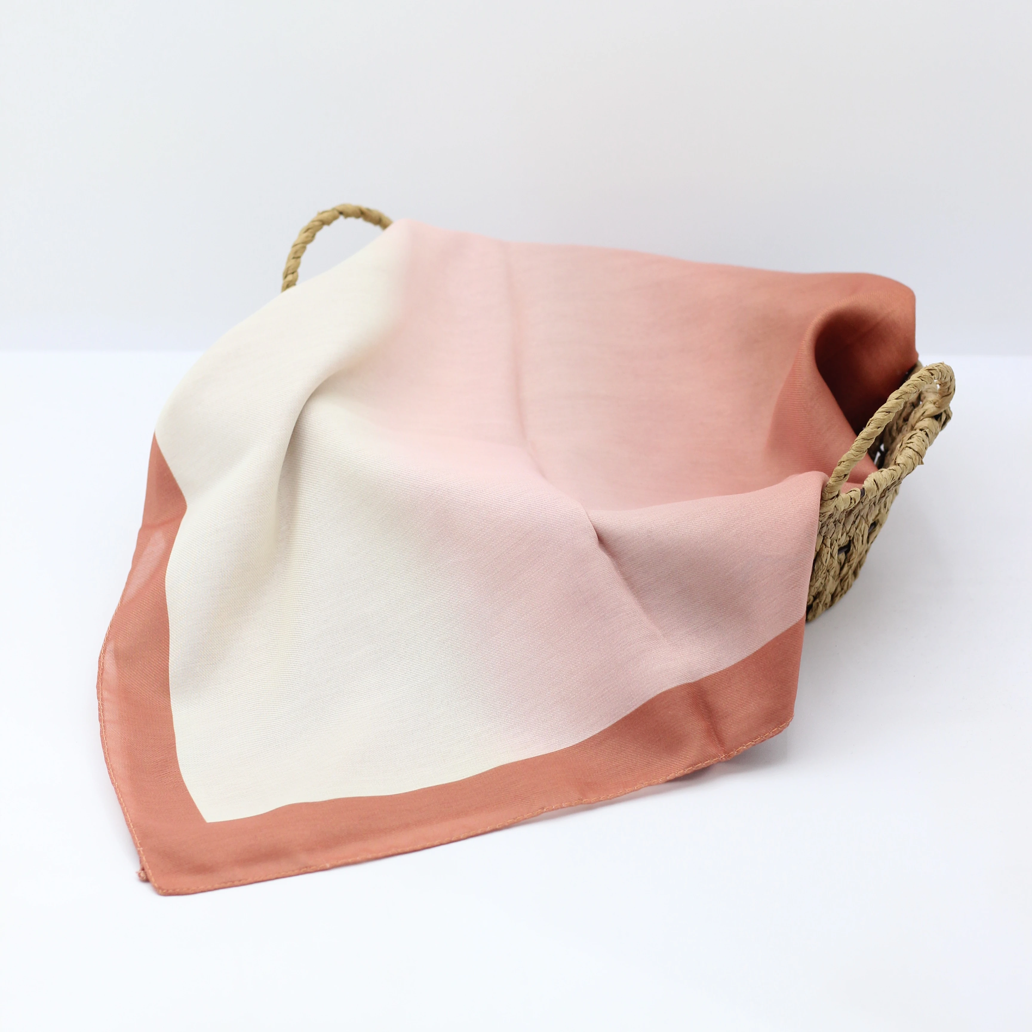 Pamuklu Soft Eşarp / Turuncu - Açık Sarı 