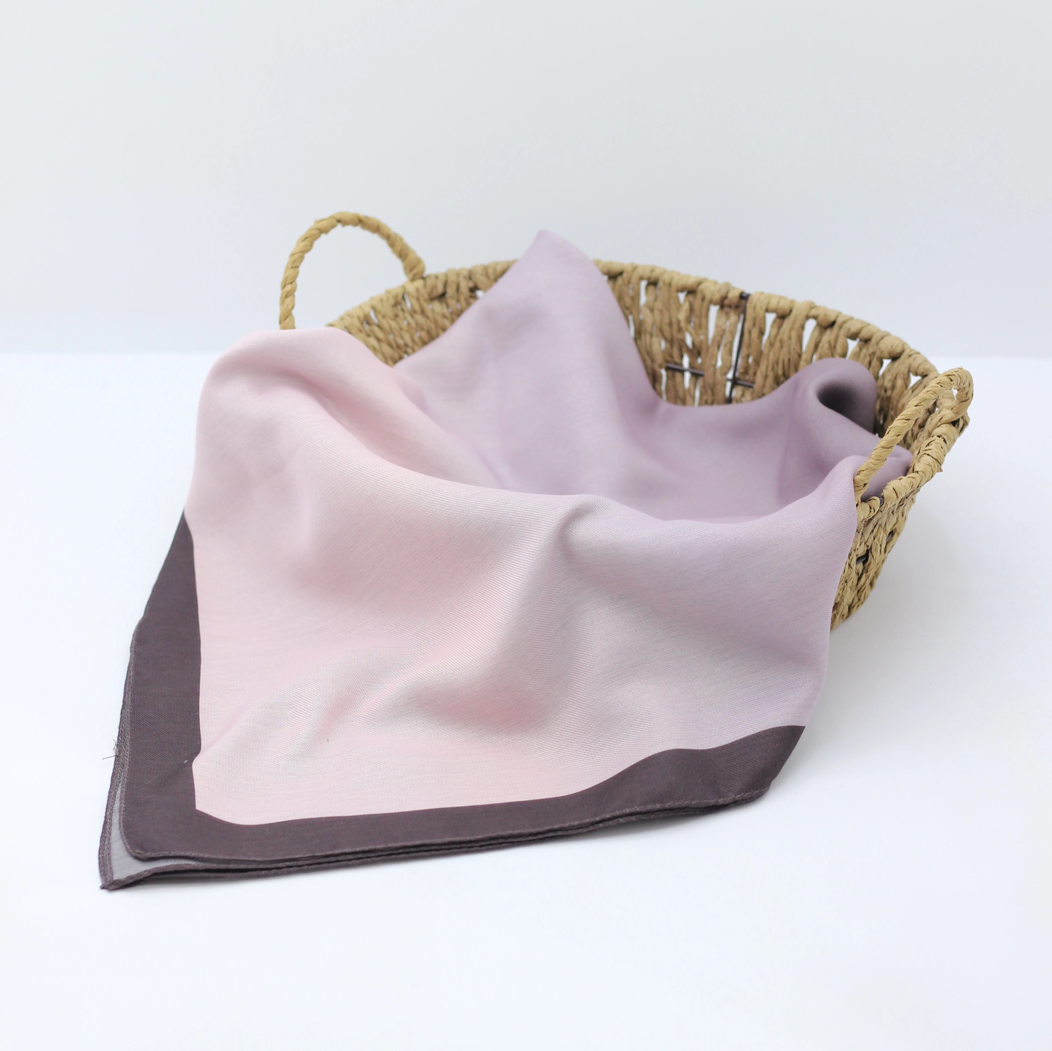 Pamuklu Soft Eşarp /Bordo-Pembe