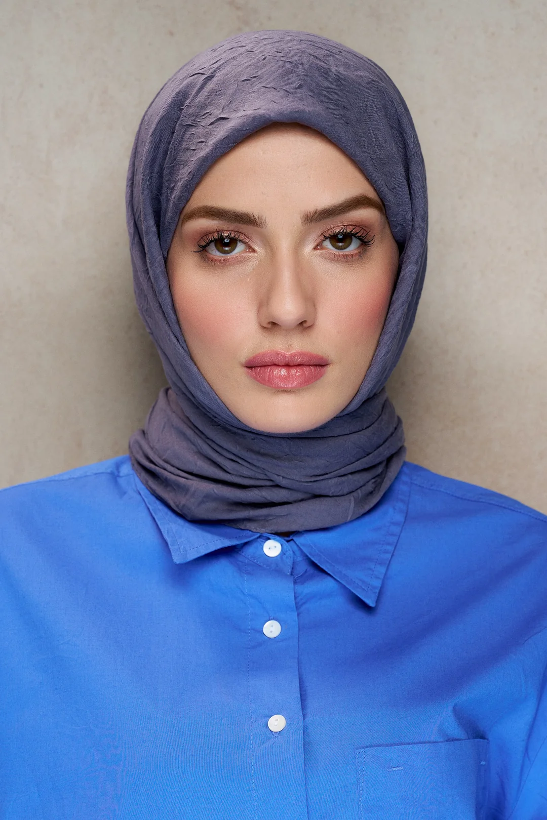 Bambu Kraş Eşarp / Koyu Gri