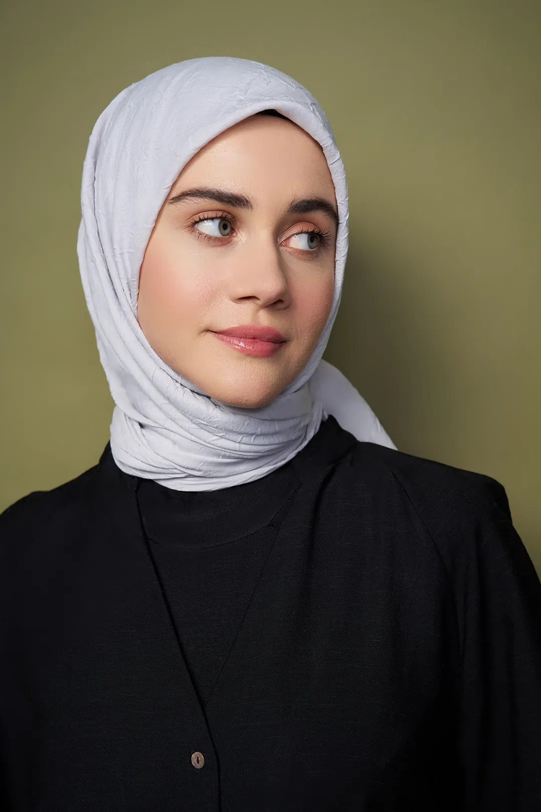 Bambu Kraş Eşarp / Açık Gri