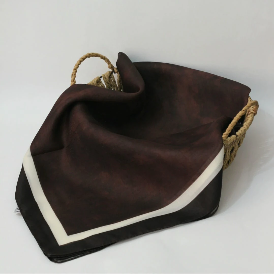 Pamuklu Soft Eşarp / Kahverengi