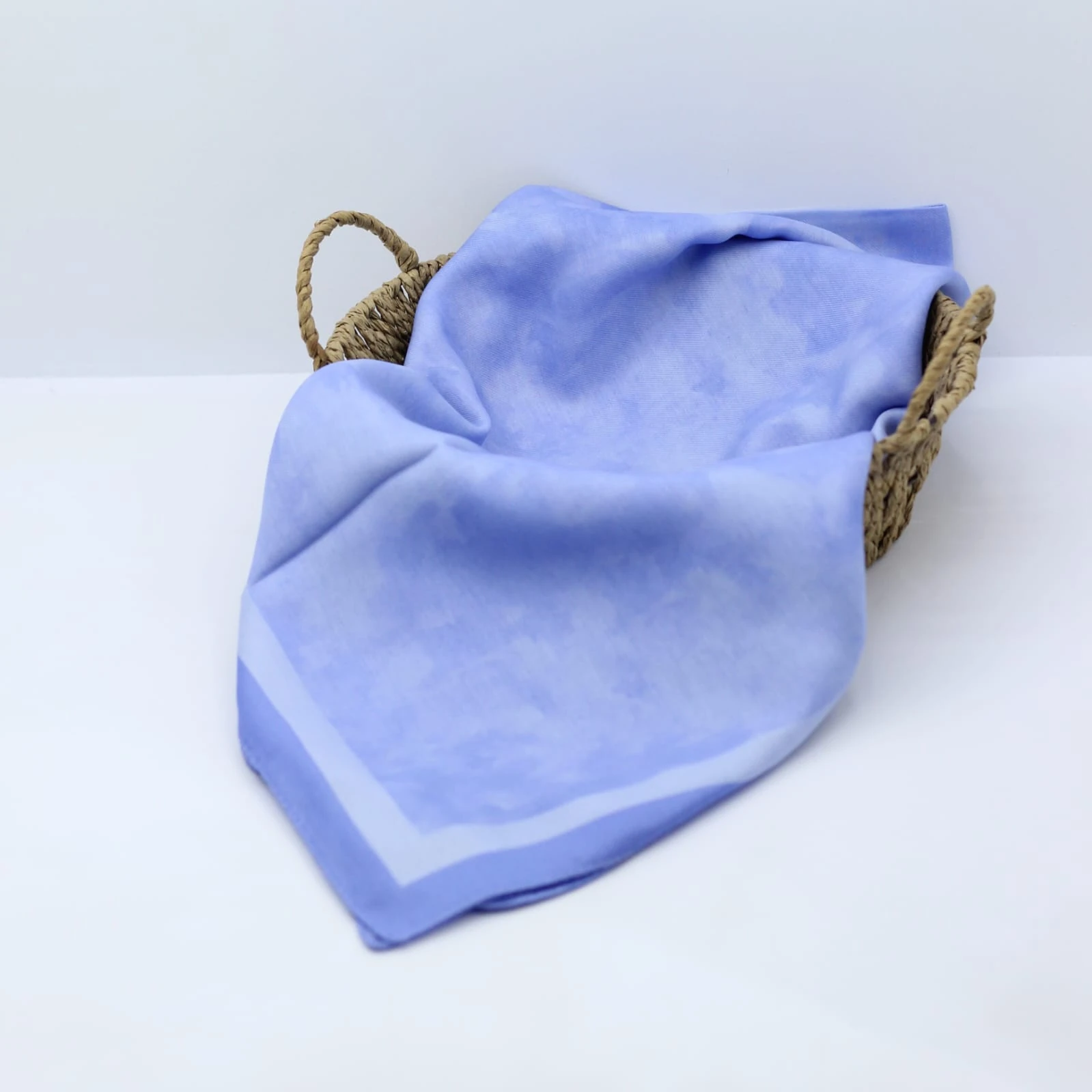 Pamuklu Soft Eşarp / Bebe Mavisi