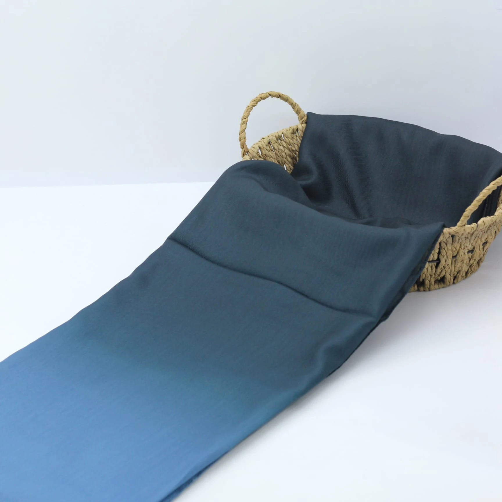 Pamuklu Soft Şal / Petrol Mavi-Siyah