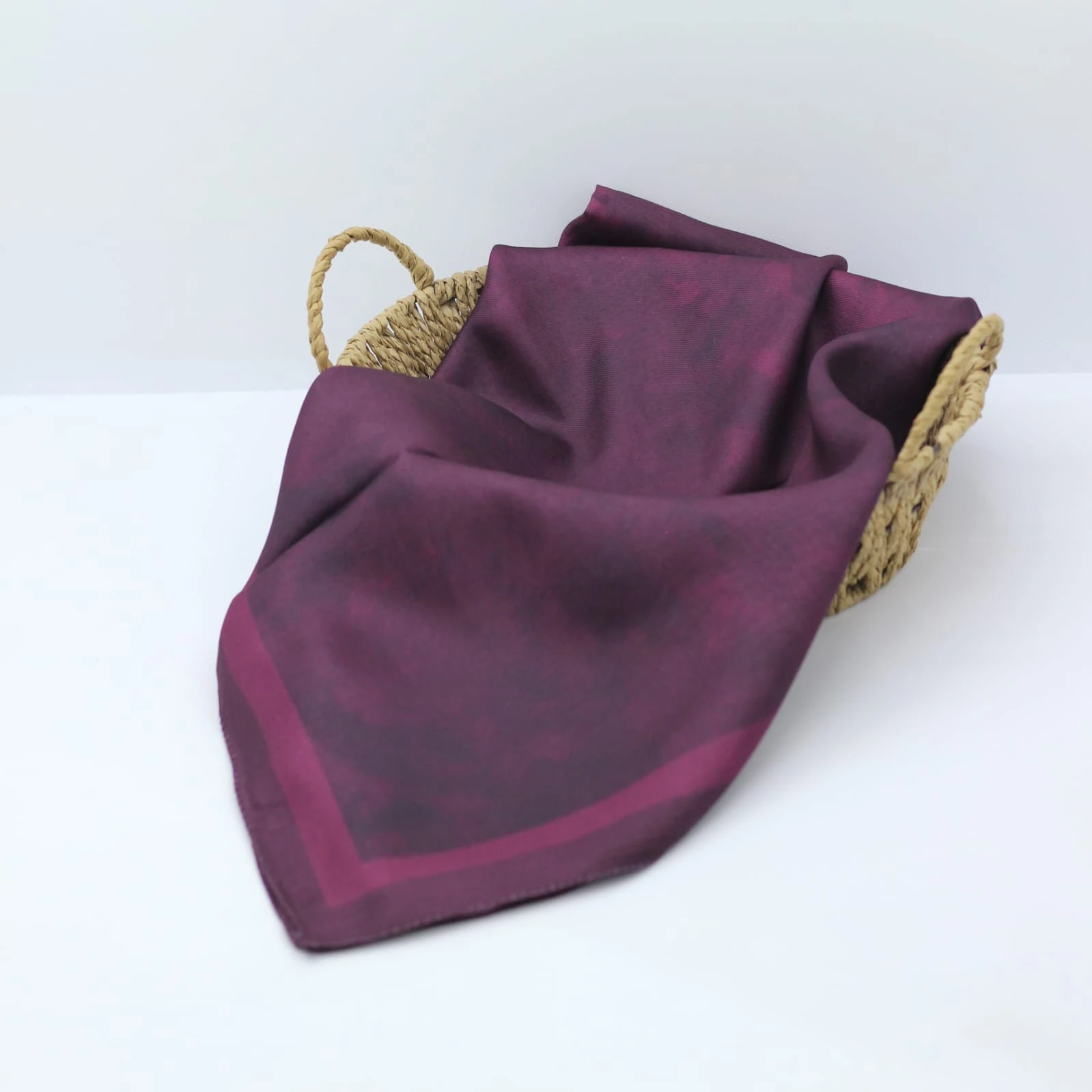 Pamuklu Soft Eşarp / Mürdüm