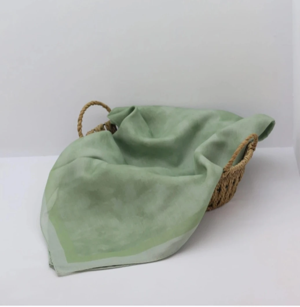 Pamuklu Soft Eşarp / Su Yeşili