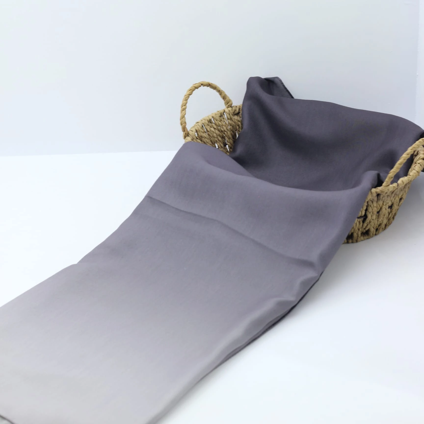 Pamuklu Soft Şal / Koyu Lavanta/Gri