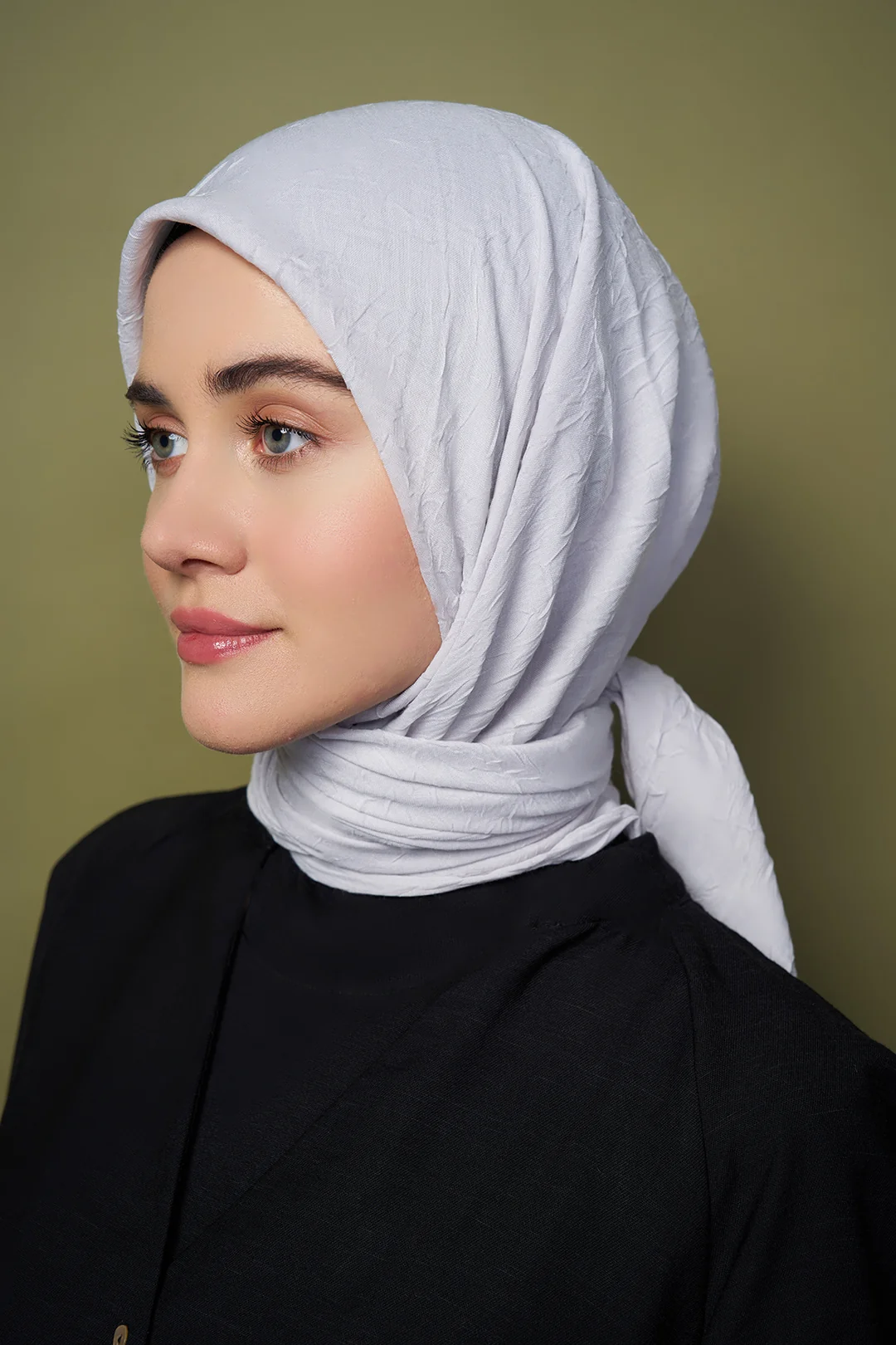 Bambu Kraş Eşarp / Açık Gri