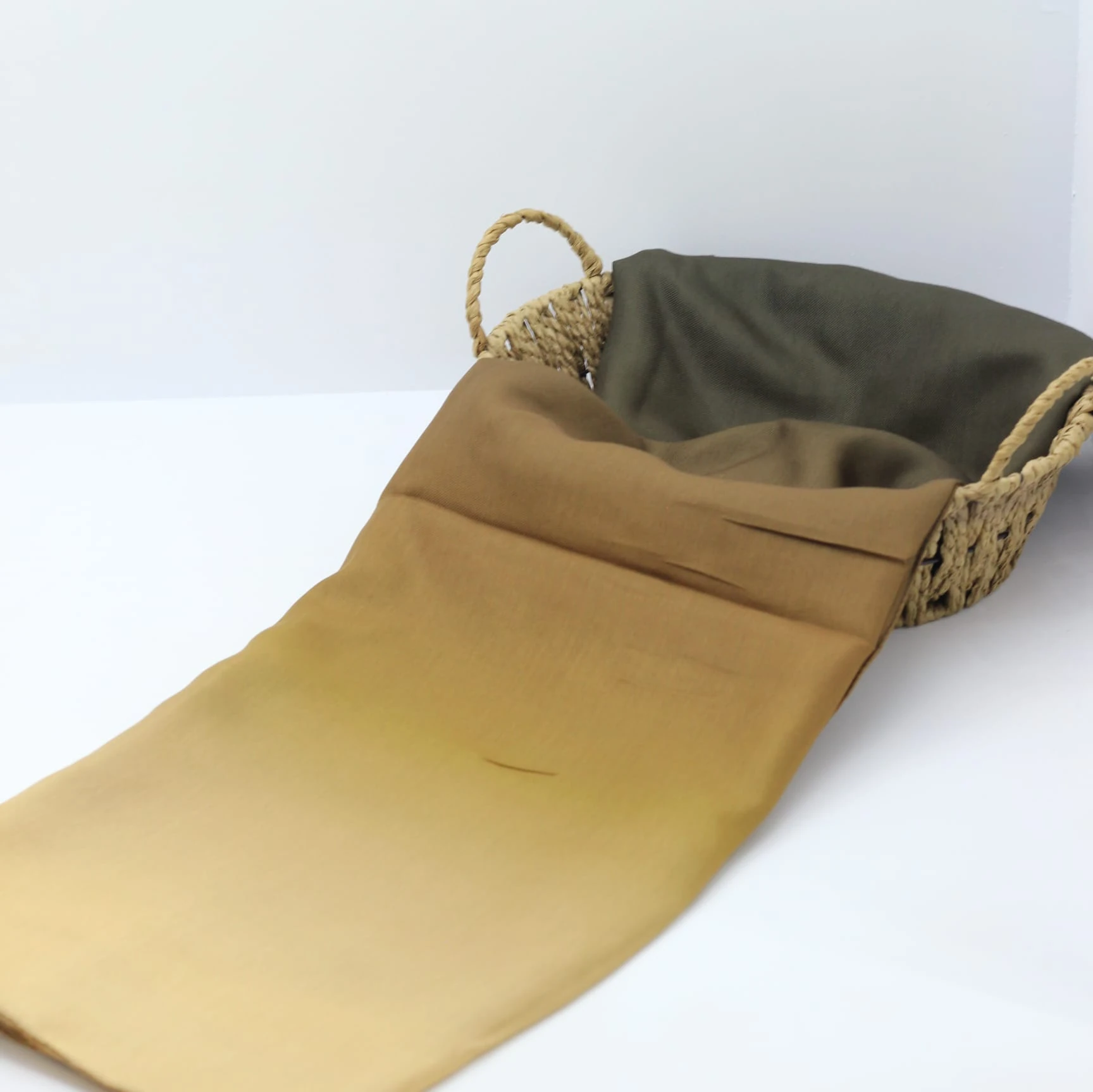 Pamuklu Soft Şal / Koyu Kahve-Sarı