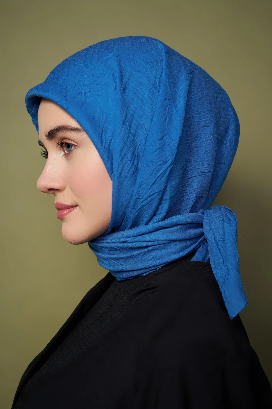 Bambu Kraş Eşarp / Mavi