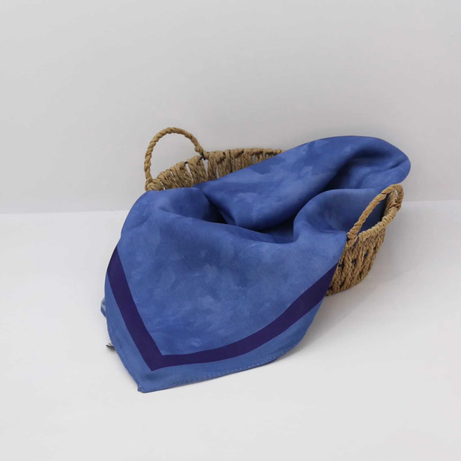 Pamuklu Soft Eşarp / Gök Mavi