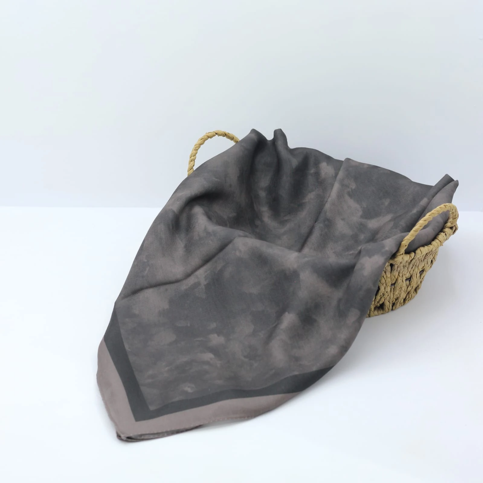 Pamuklu Soft Eşarp / Koyu Vizon