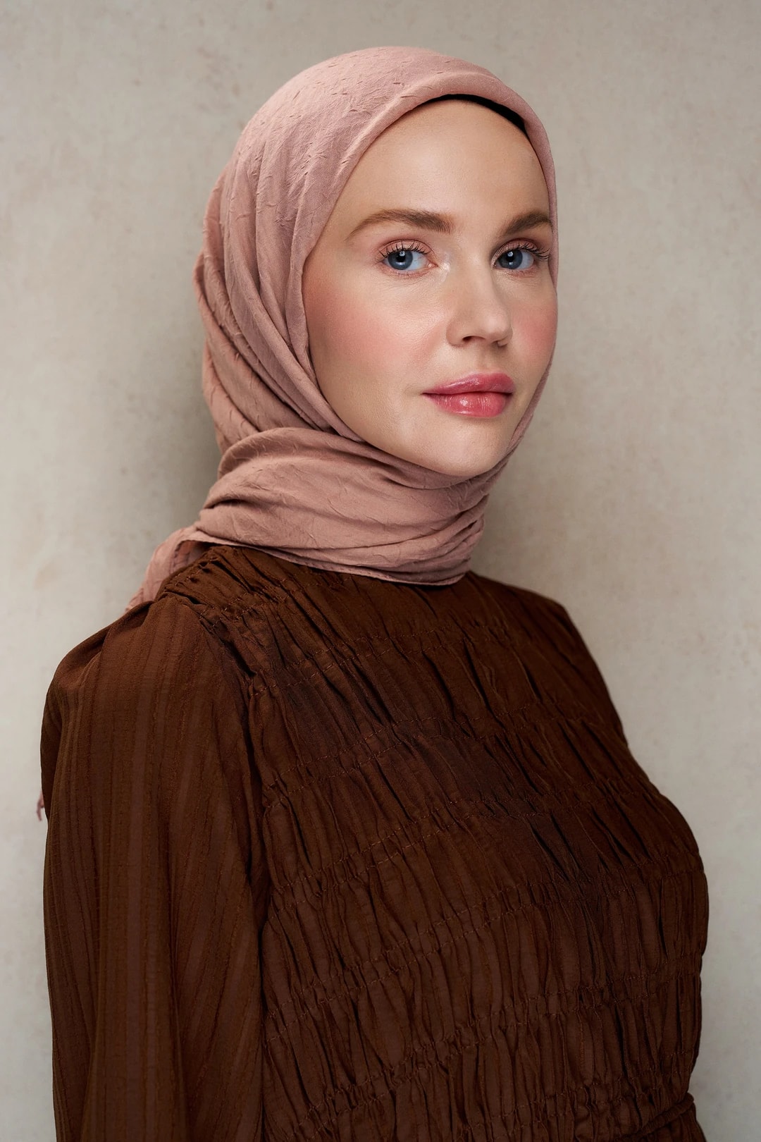 Bambu Kraş Eşarp / Koyu Vizon