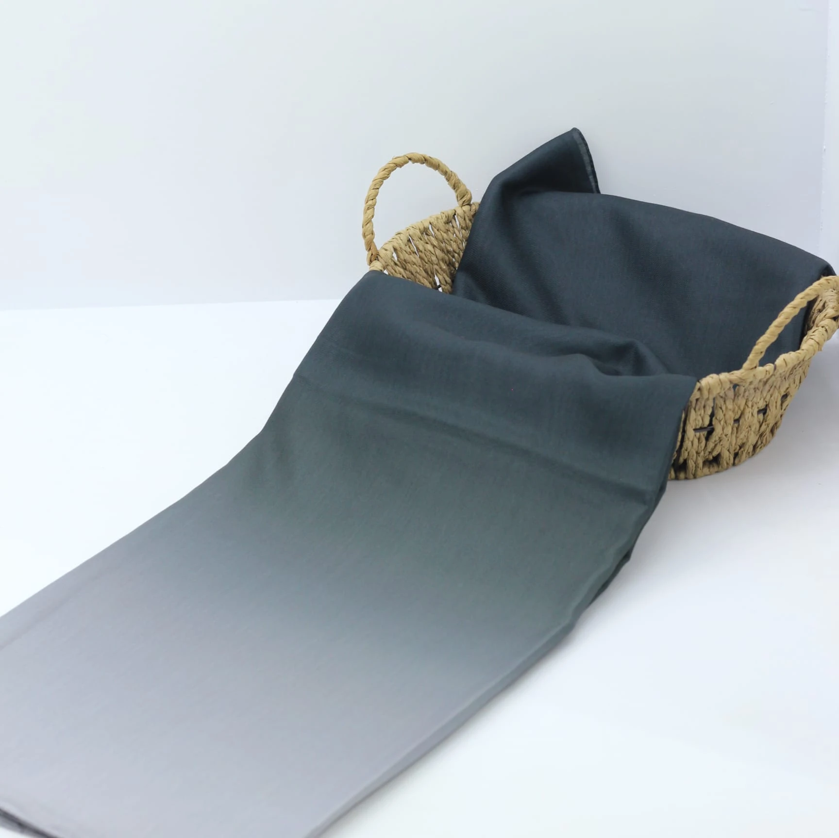 Pamuklu Soft Şal / Siyah - Gri