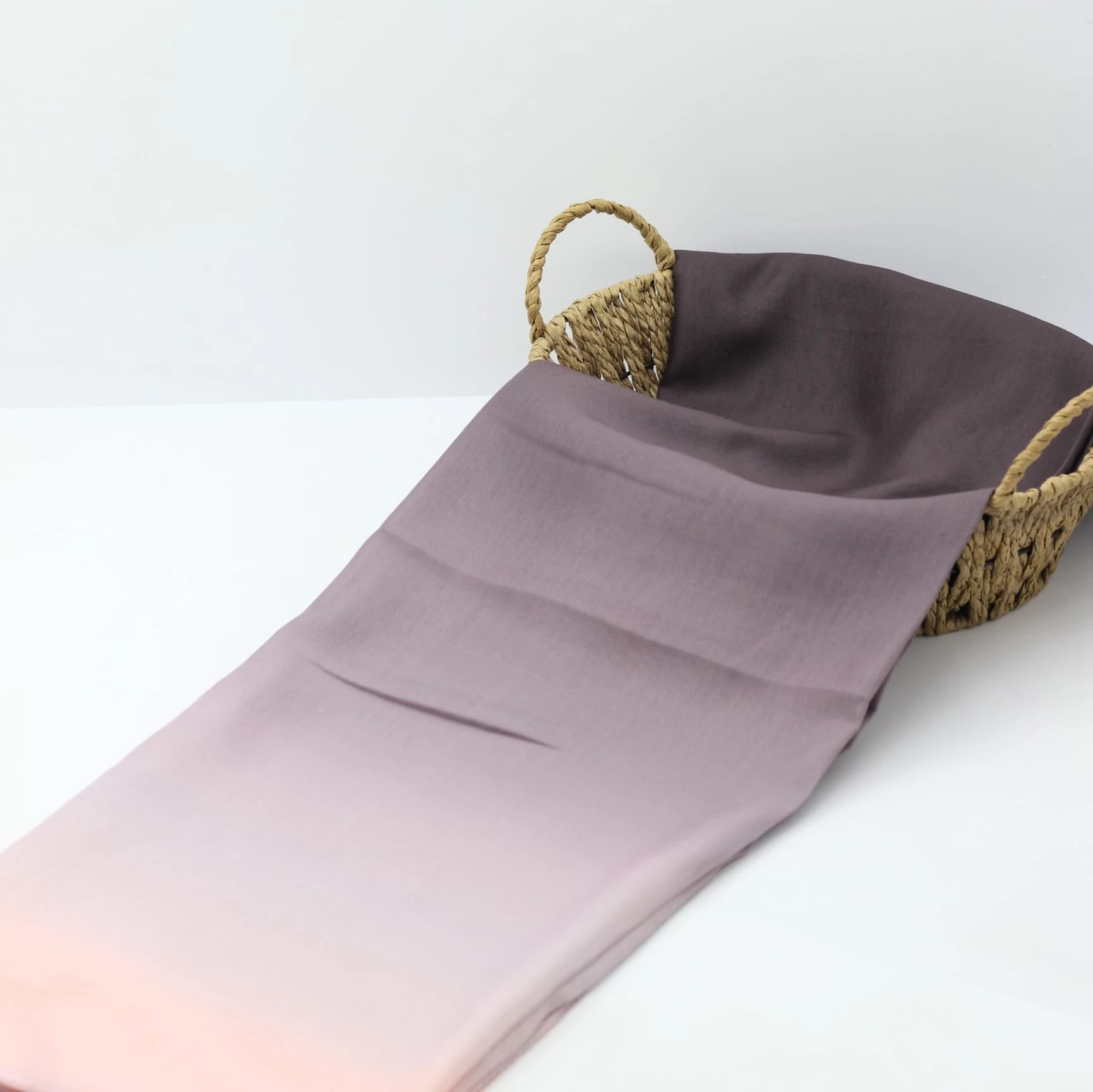 Pamuklu Soft Şal / Bordo-Pembe