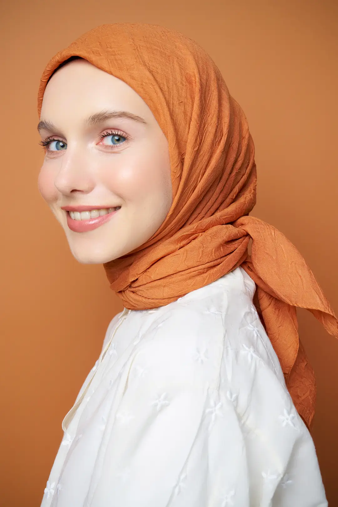 Bambu Kraş Eşarp / Turuncu