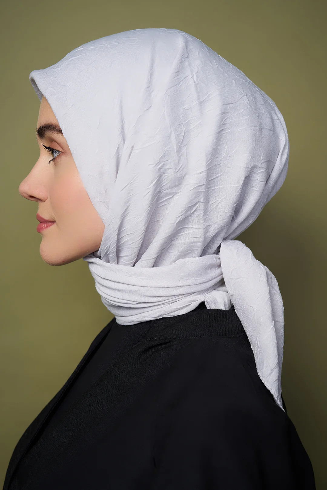 Bambu Kraş Eşarp / Açık Gri