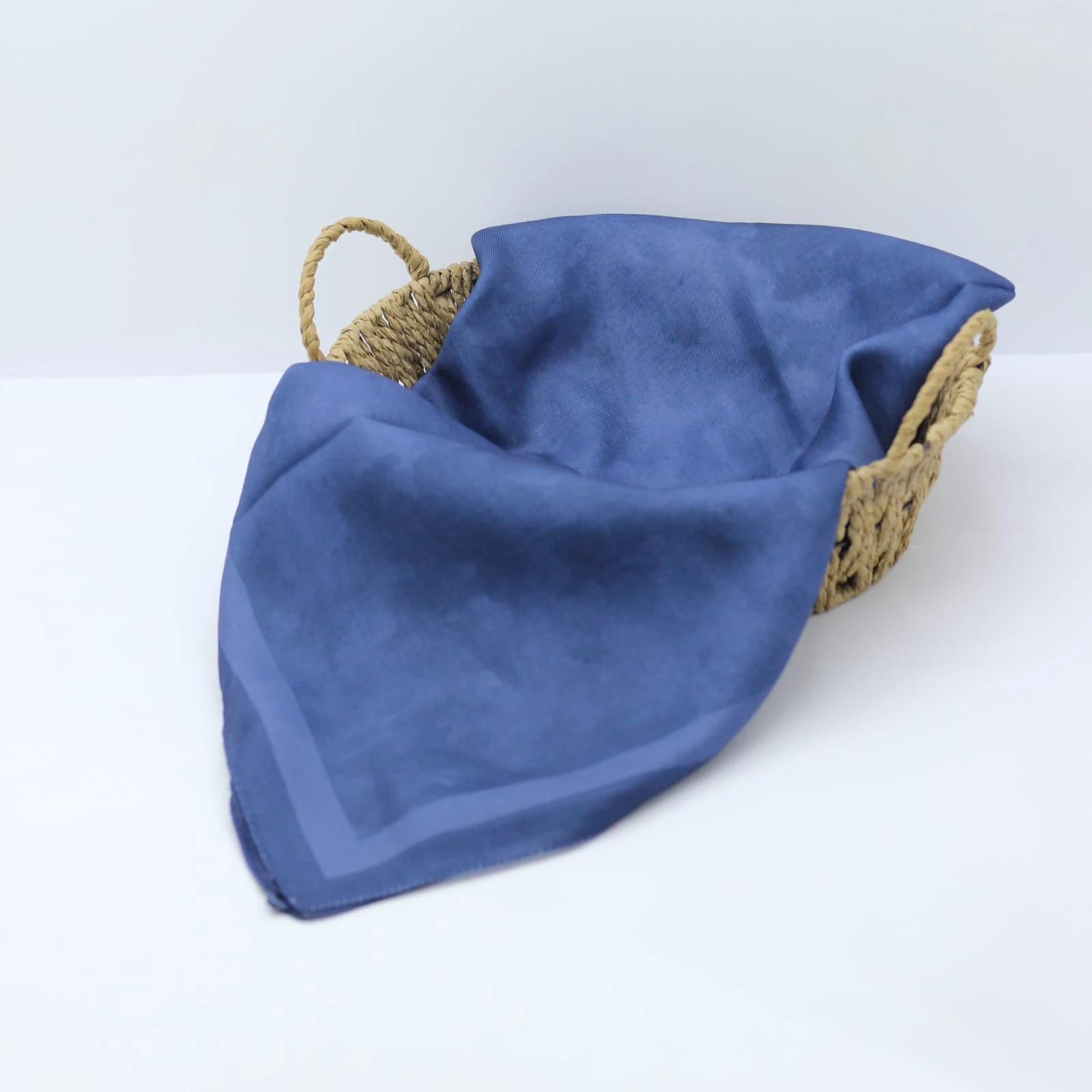 Pamuklu Soft Eşarp / Mavi