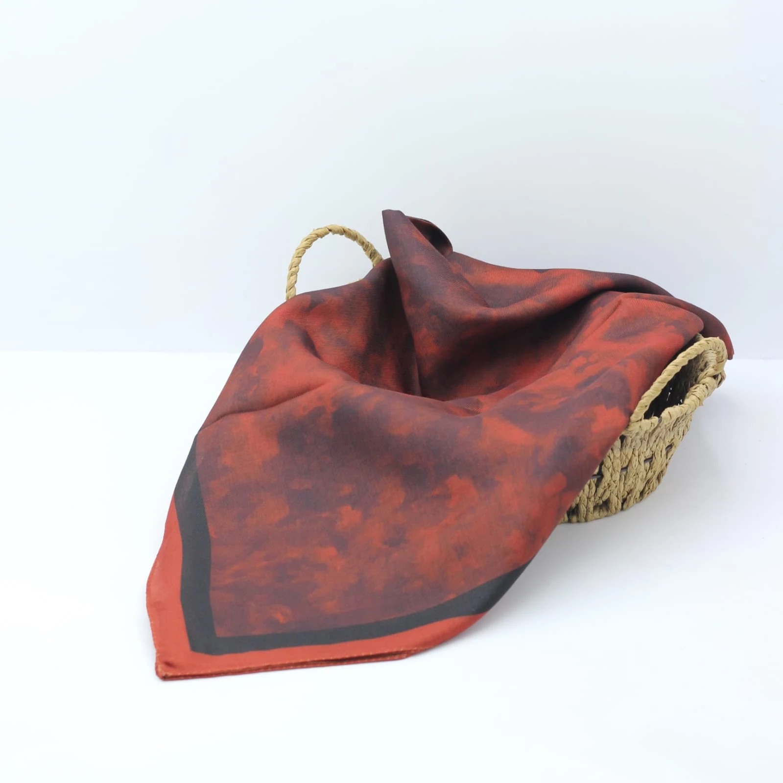 Pamuklu Soft Eşarp / Yanık Turuncu