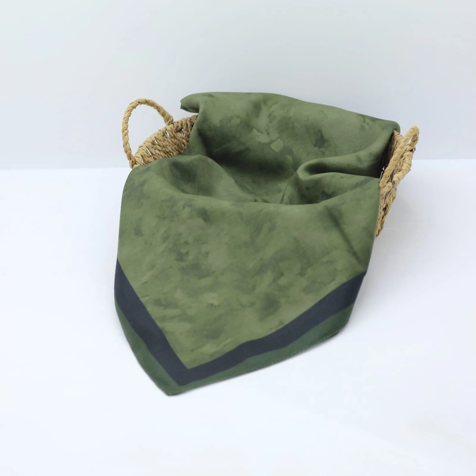 Pamuklu Soft Eşarp / Asker Yeşili